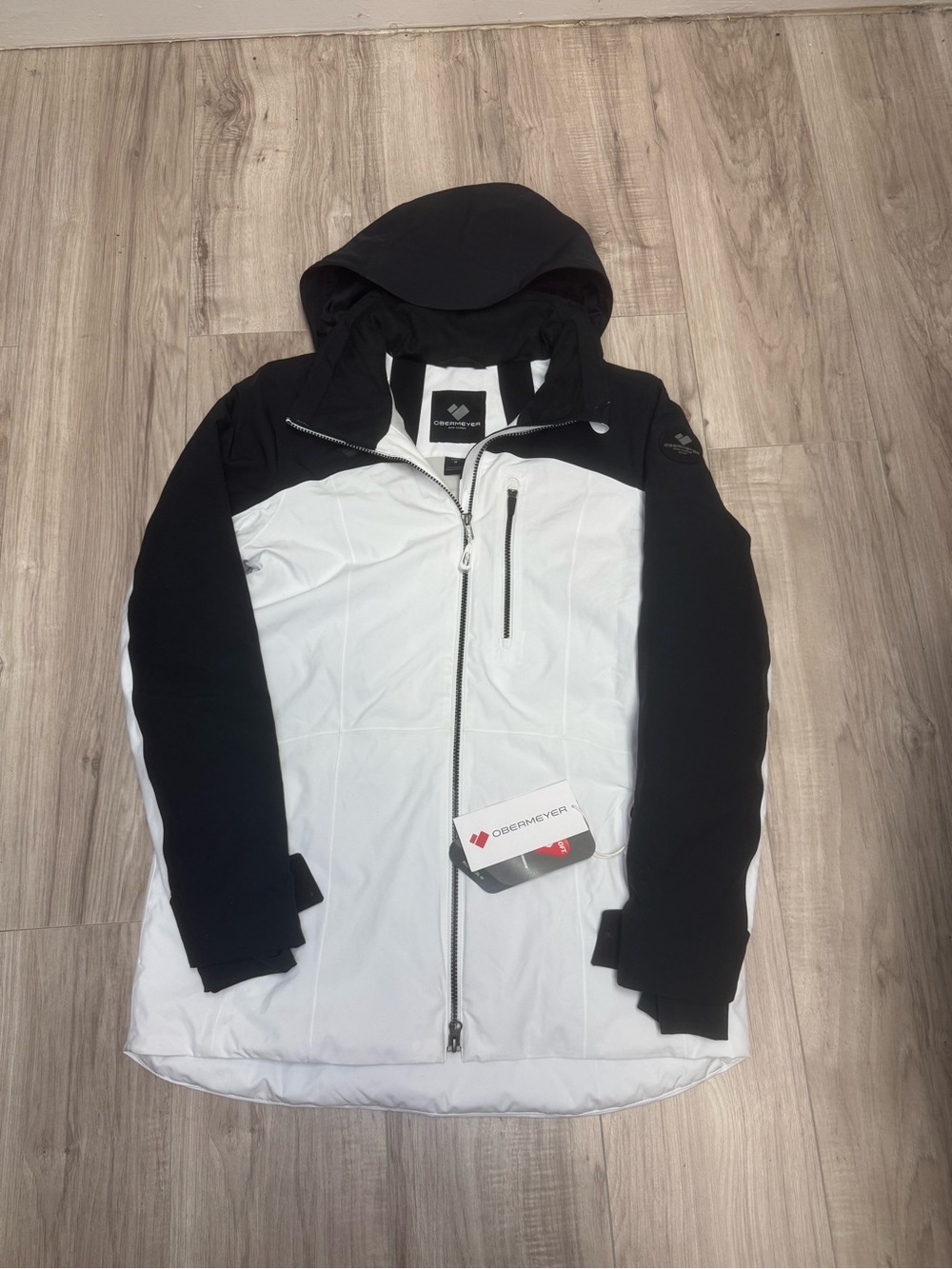 Obermeyer First Chair White & Black Ski jacket